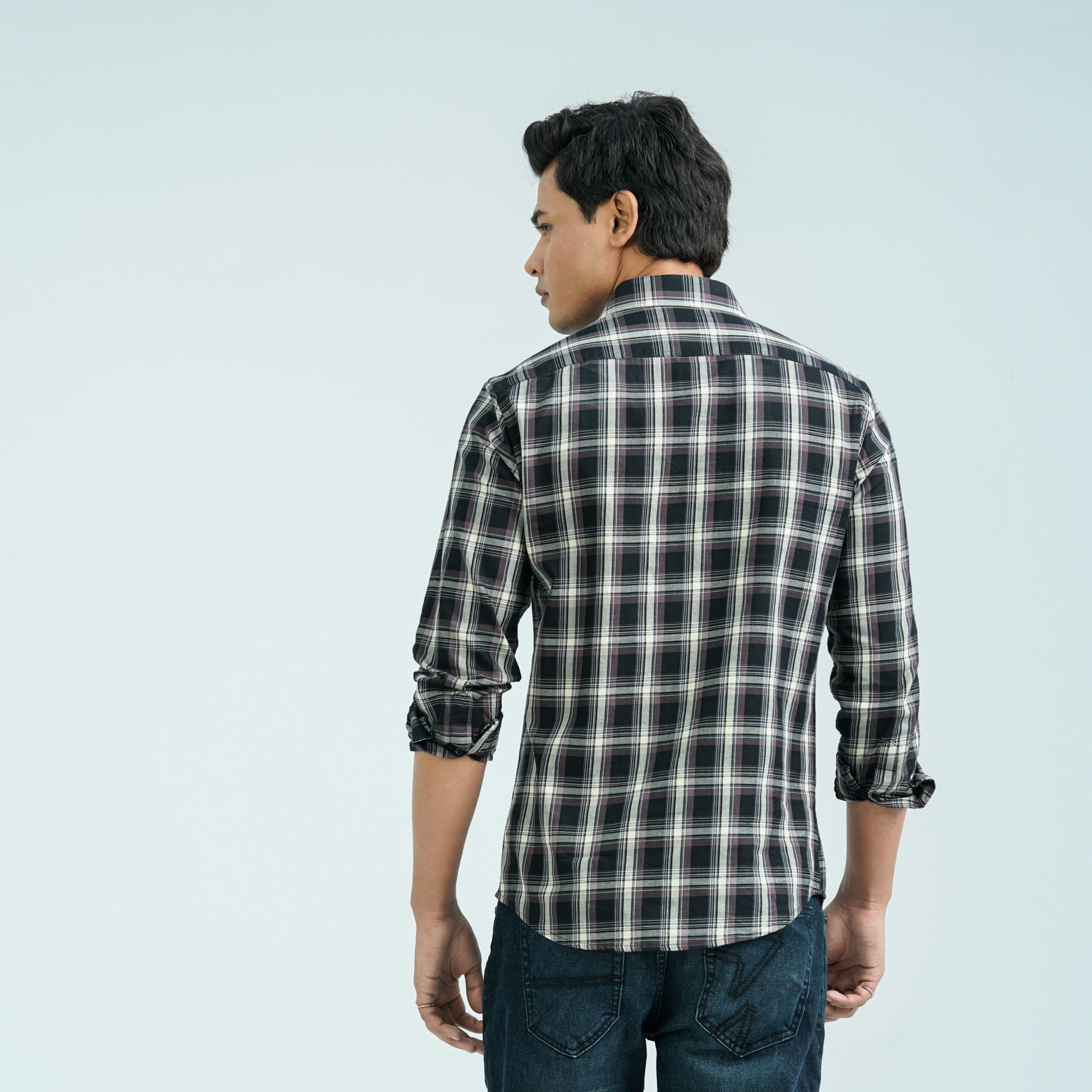 Men’s Black Chocolate Casual Cotton Shirt thumbnail 5