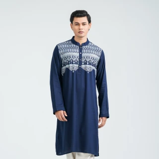 Men’s Linen Viscose Panjabi thumbnail 1