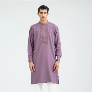 Men's Mauve Panjabi thumbnail 1
