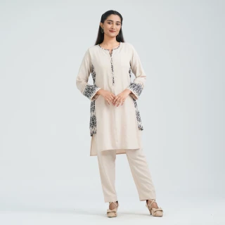 Women’s Blended Silk Two Piece Set thumbnail 1