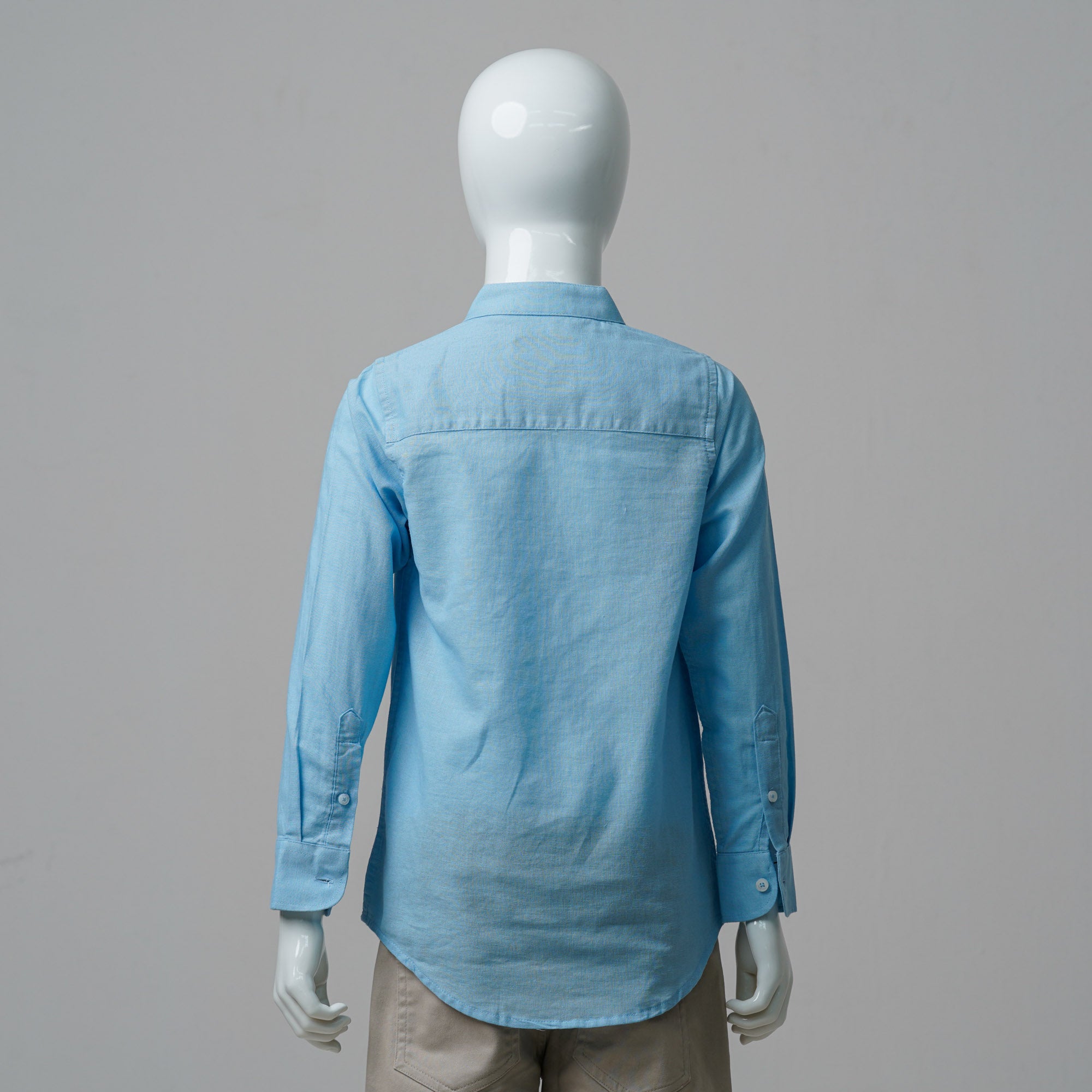 Boys Sky Blue Shirt thumbnail 2