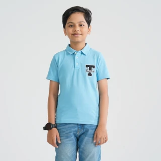 Boy's Sky Blue Polo thumbnail 1