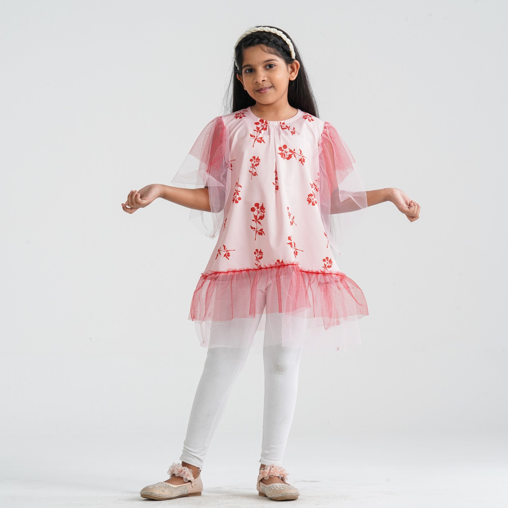 Girl's Pink Frock thumbnail 5