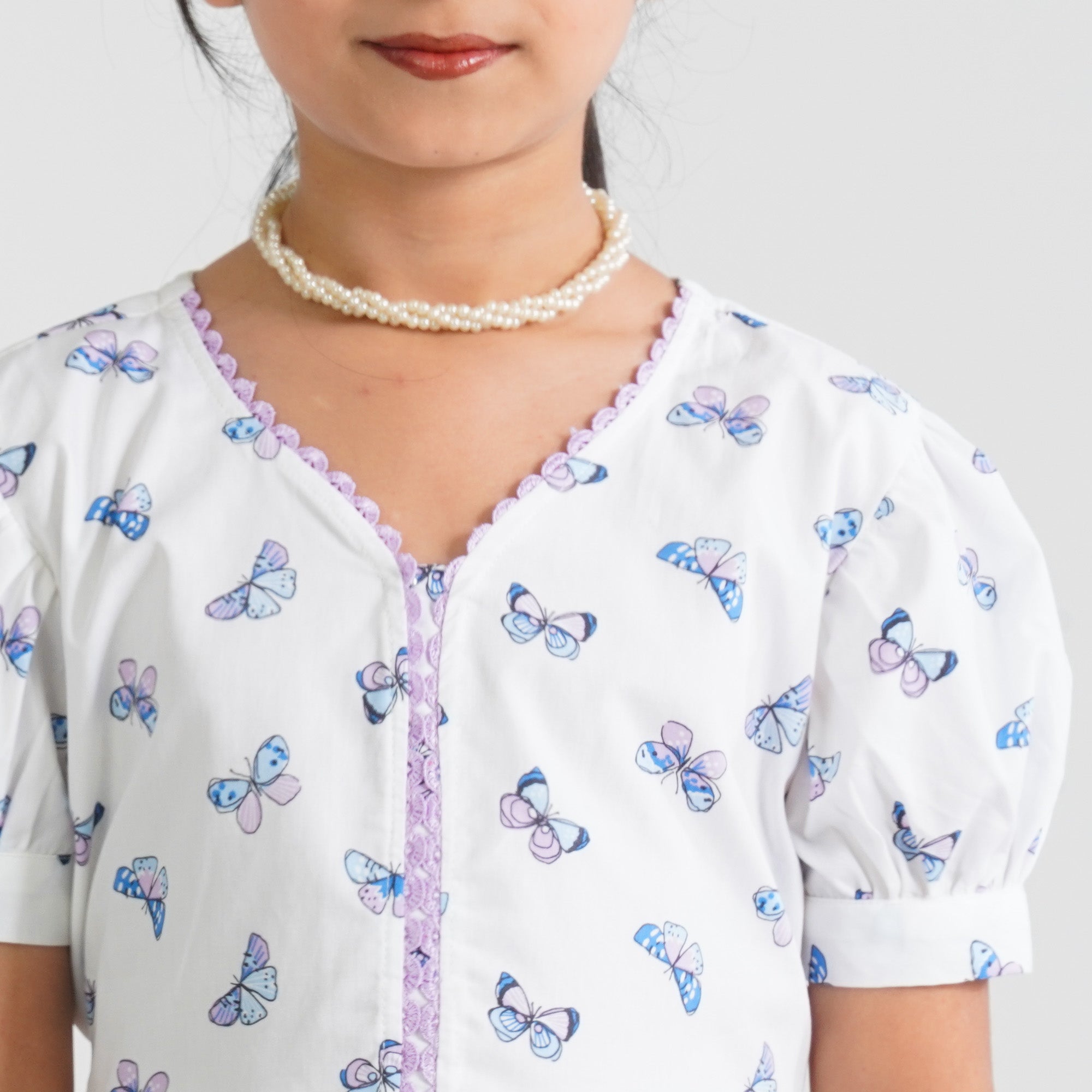 Girl's Cotton Flared Frock thumbnail 2