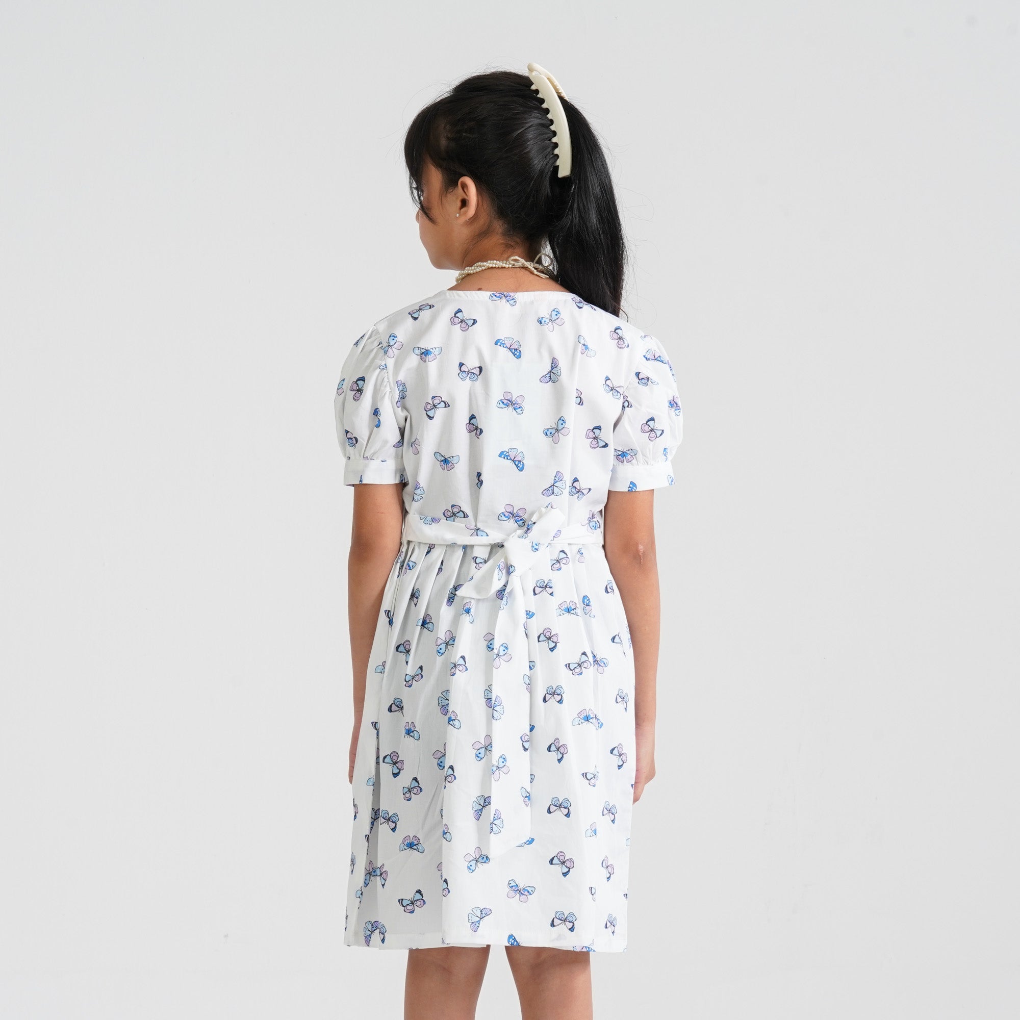 Girl's Cotton Flared Frock thumbnail 4