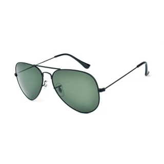 Double Bridge Aviator Sunglasses RBS3026 GUN GRN thumbnail 1